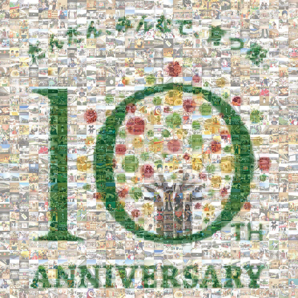 10周年記念コラージュフラッグ