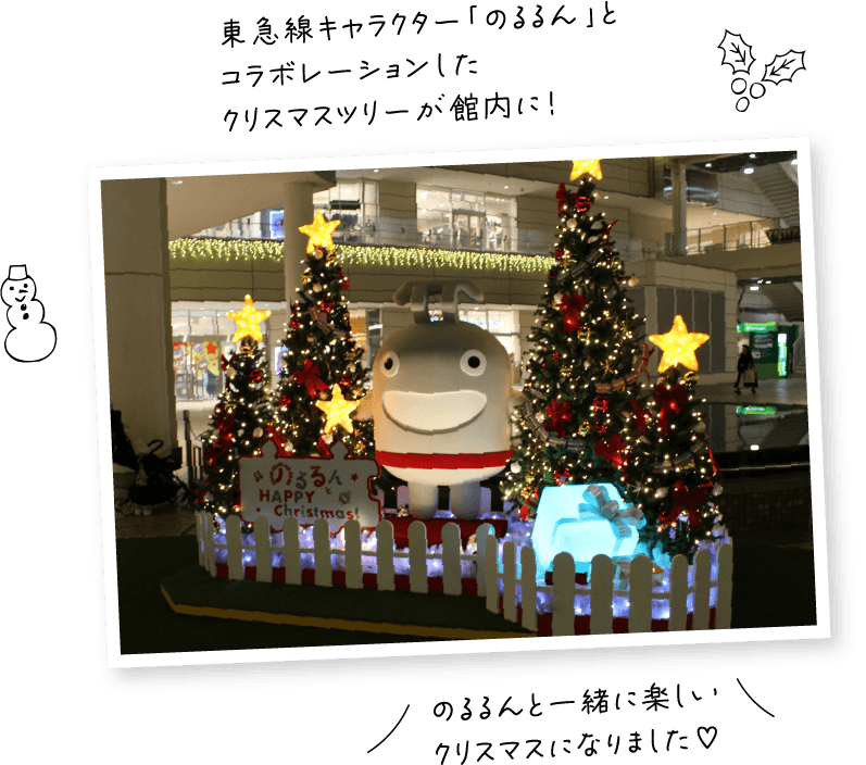 のるるんと一緒に楽しいクリスマスになりました