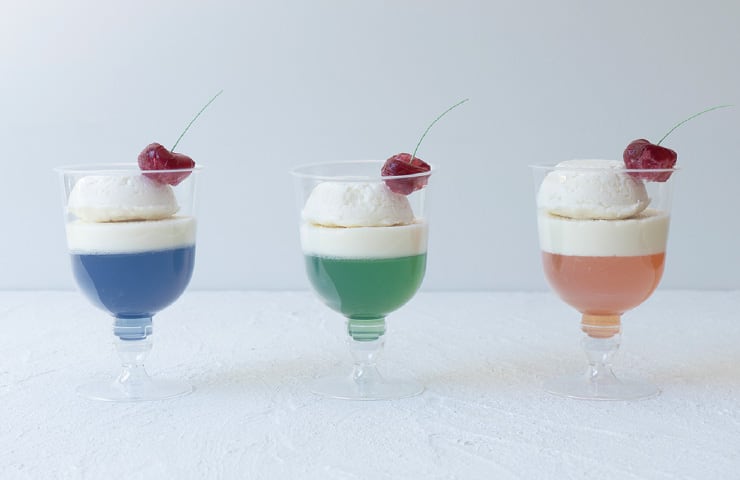 “喫茶スイーツな石けん作り”「クリームソーダソープ」