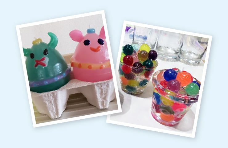 子どもといっしょに楽しもう！わくわく！夏休みのキャンドル作り体験