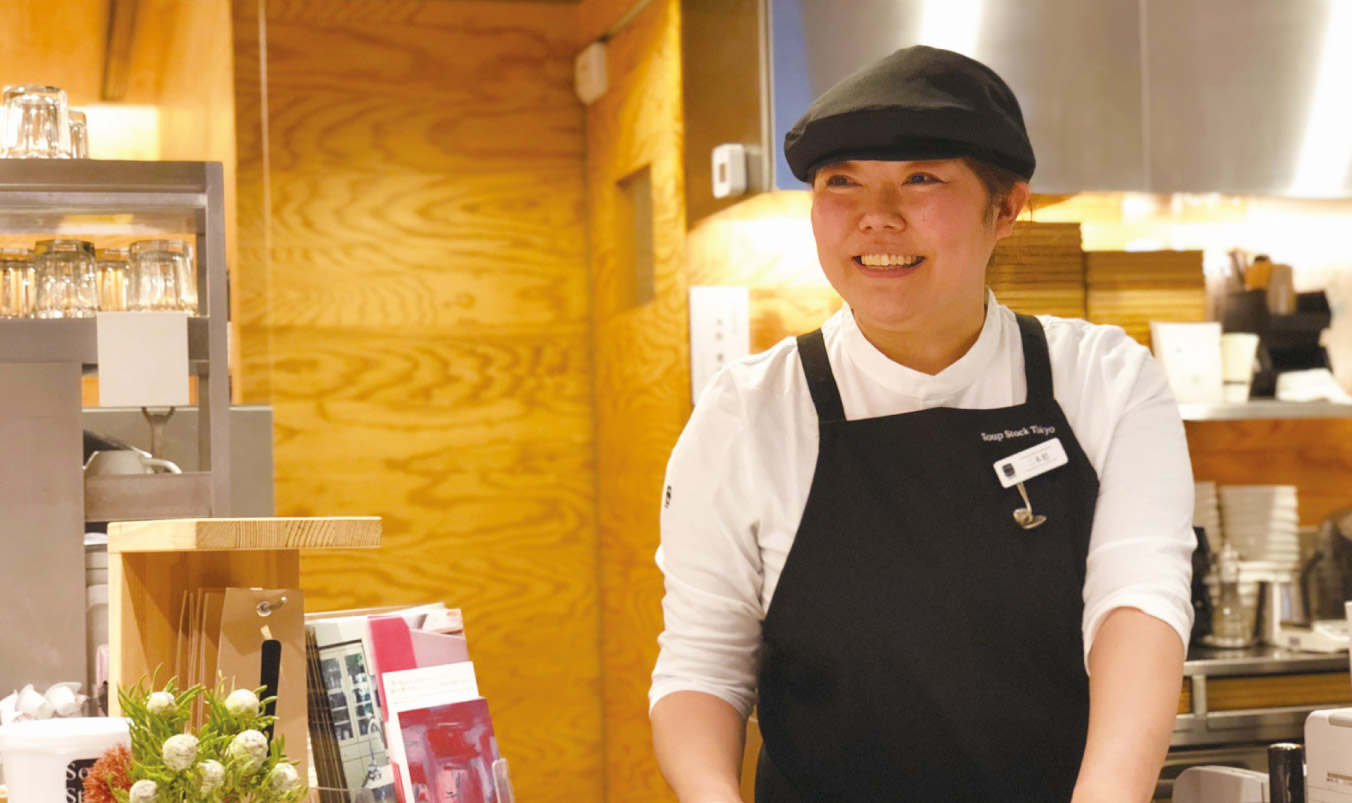 画像：二本松さんにとって、スープストックトーキョーたまプラーザ テラス店はどのような場所ですか