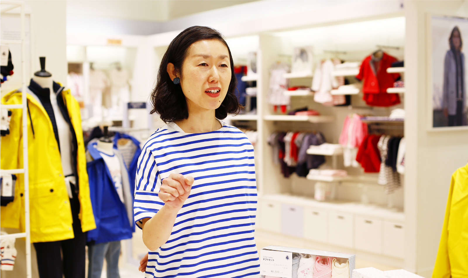 画像：「プチバトー」たまプラーザ店は大嶋さんにとって、どのような場所ですか。