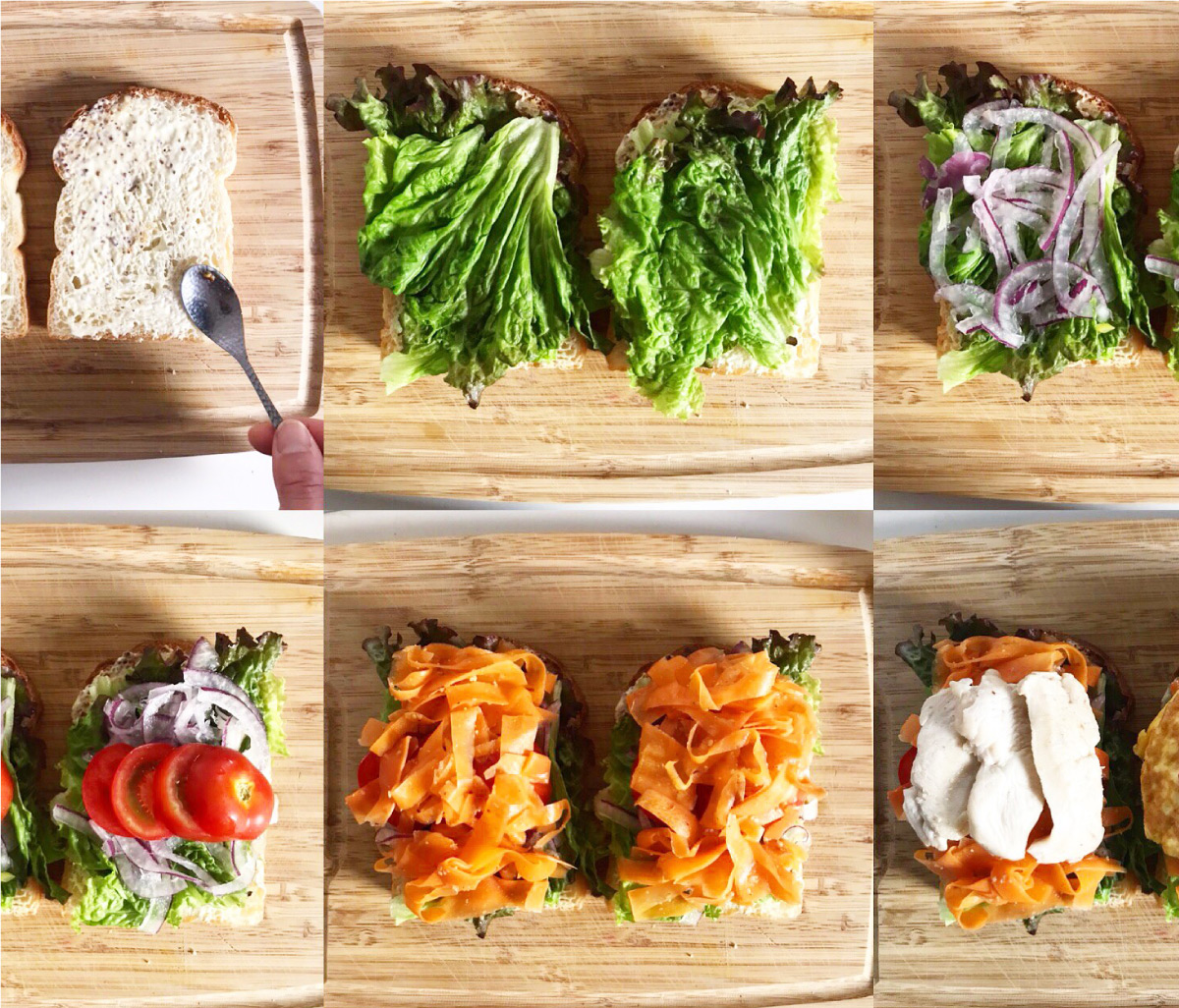 画像：とりハムと野菜たっぷりのごちそうサンドイッチ 02