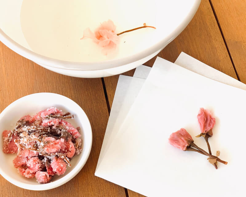 画像：桜のいなり寿司