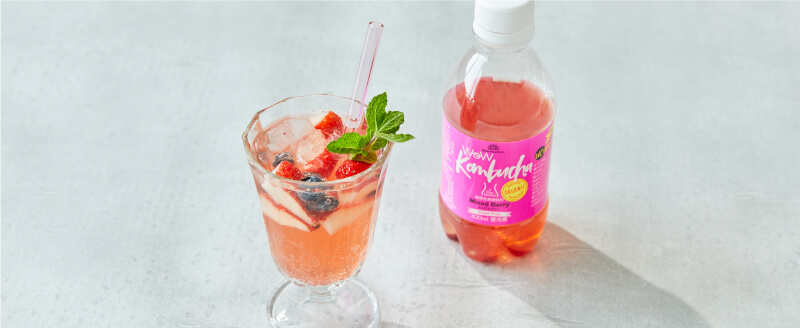 画像：ベリーベリーモクテル