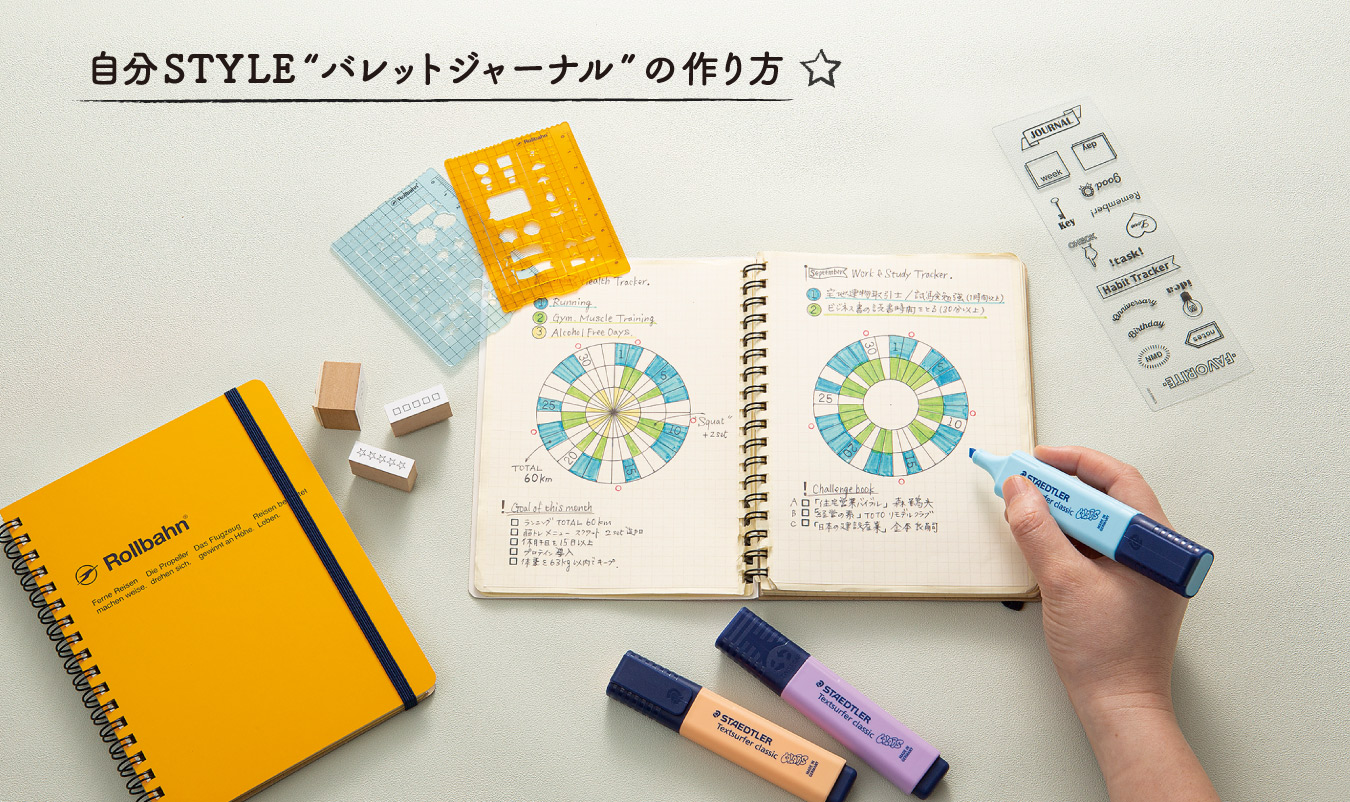 画像:自分STYLE“バレットジャーナル”の作り方