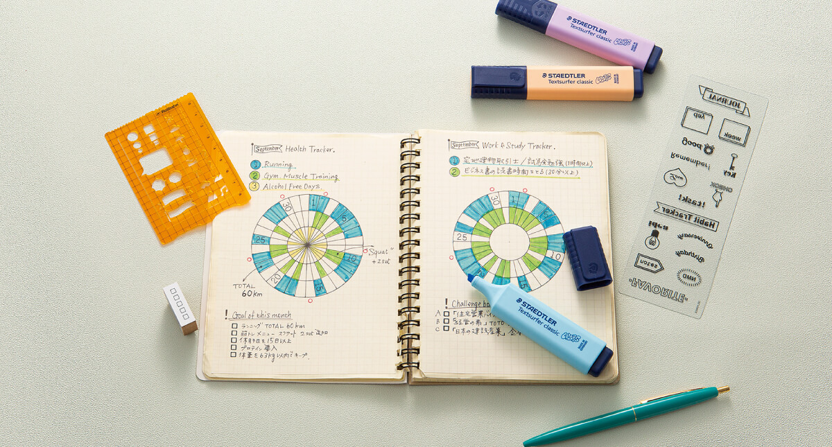 画像：Habit Tracker（習慣トラッカー）のアイデア