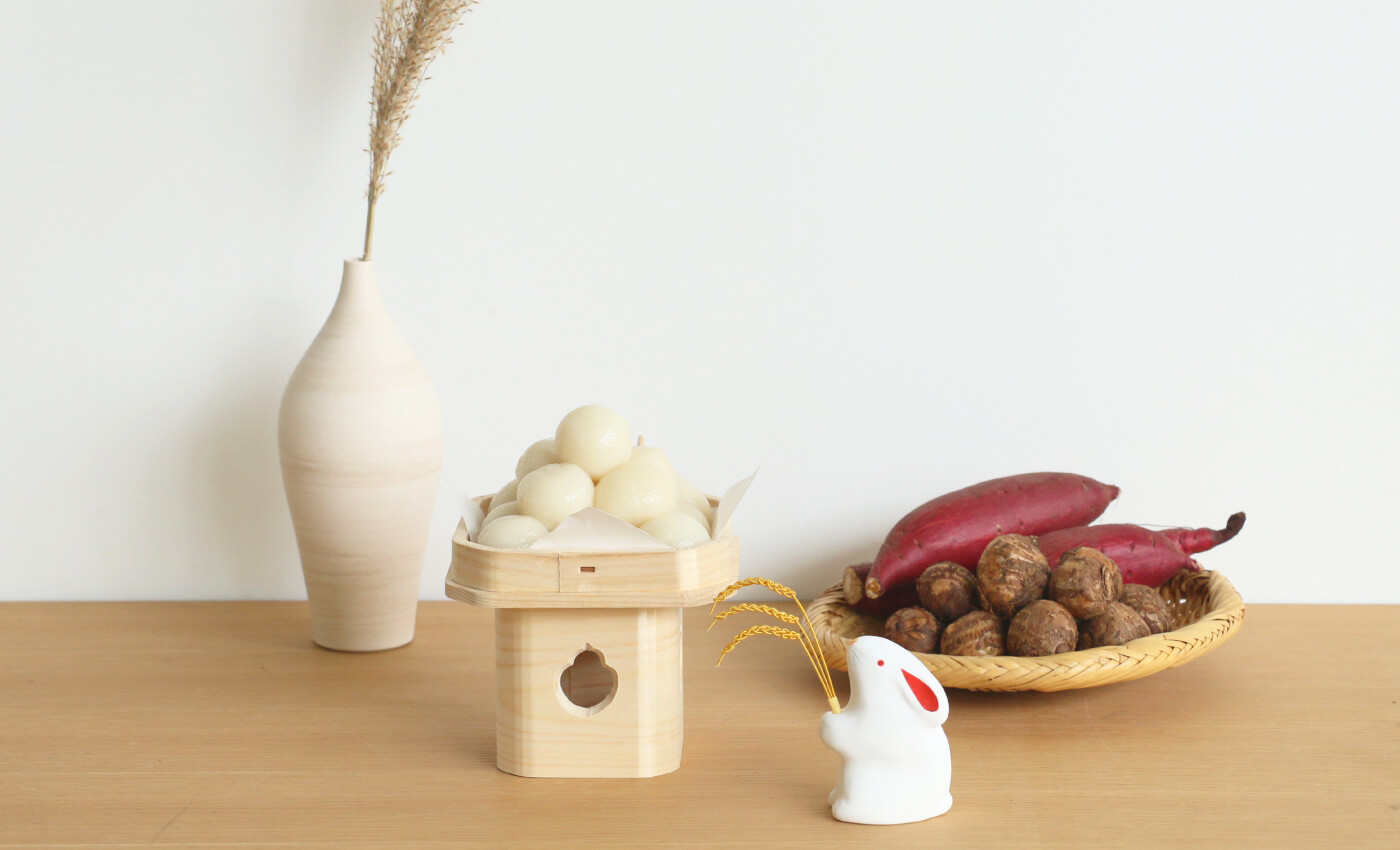 画像：十五夜のお供え