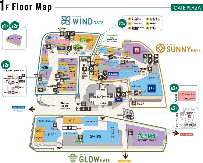 エリア案内図