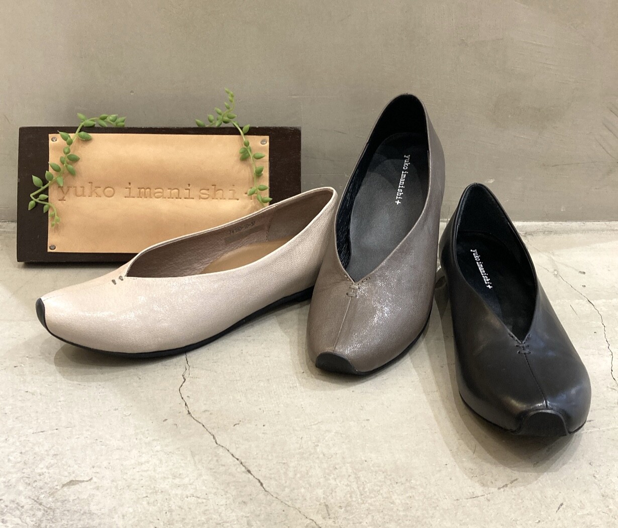 yuko imanishi+ シューズ ブラウン yuko imanishi +】再入荷！定番人気バブーシュシューズ