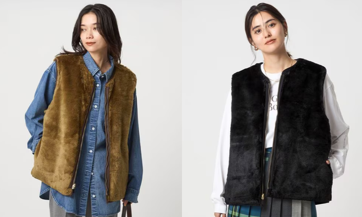 グリーンレーベル別注Barbourキルティング×フェイクファー リバーシブル ユナイテッドアローズ グリーンレーベル リラクシング] 別注＜Barbour