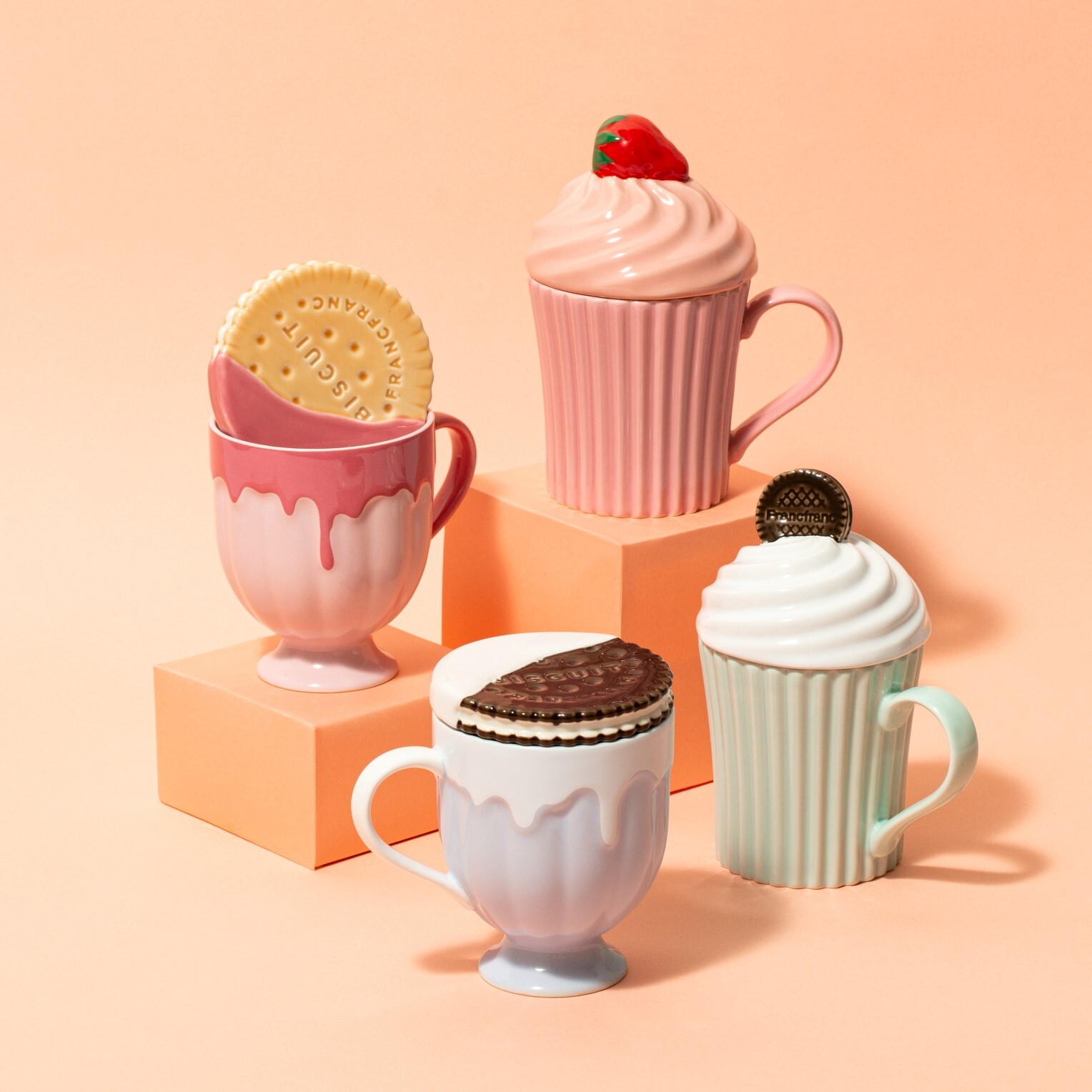 New スイーツモチーフのキュートなマグカップです フランフラン ショップニュース たまプラーザ テラス