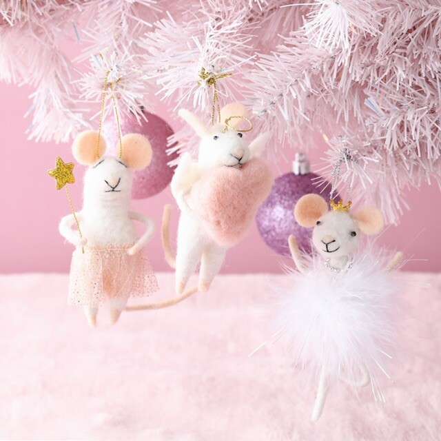 素晴らしい外見 妖精のような可愛らしいねずみのオーナメント🐭 | フランフラン その他