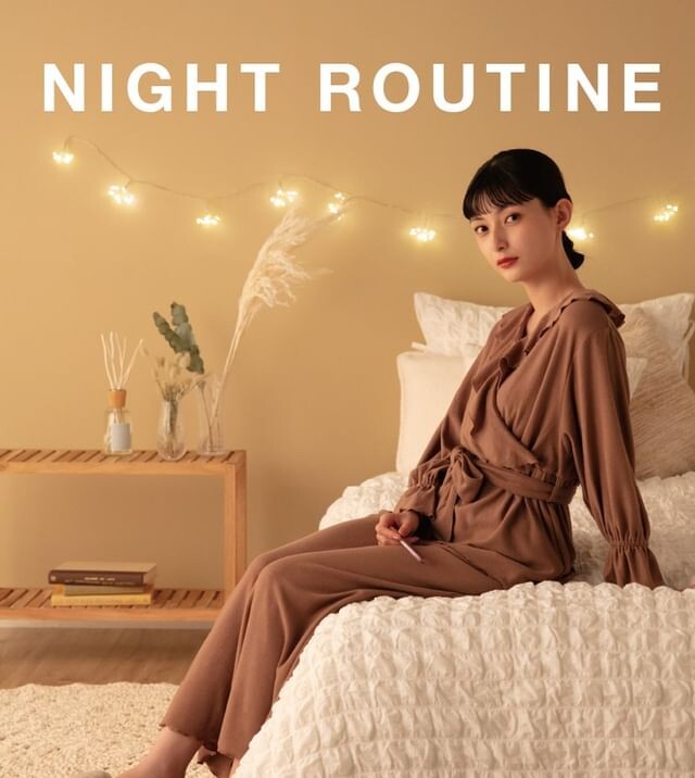 デザイン性のあるニット素材のルームウェアが30%OFF🌙 | フラン