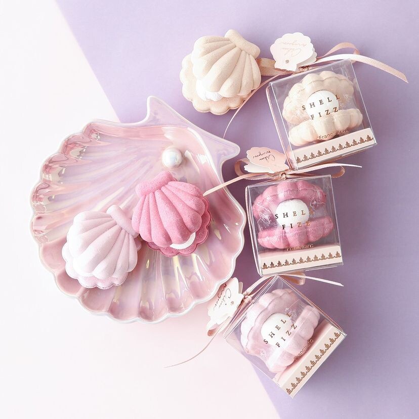 シェルモチーフのcuteな入浴剤 フランフラン ショップニュース たまプラーザ テラス