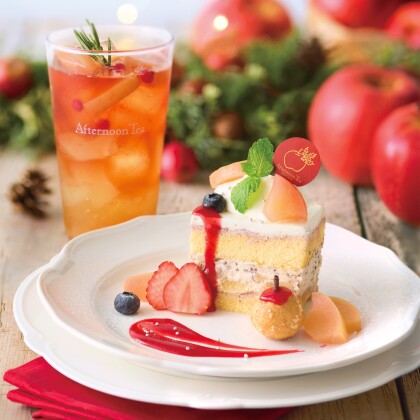 りんごを楽しむクリスマス限定メニュー