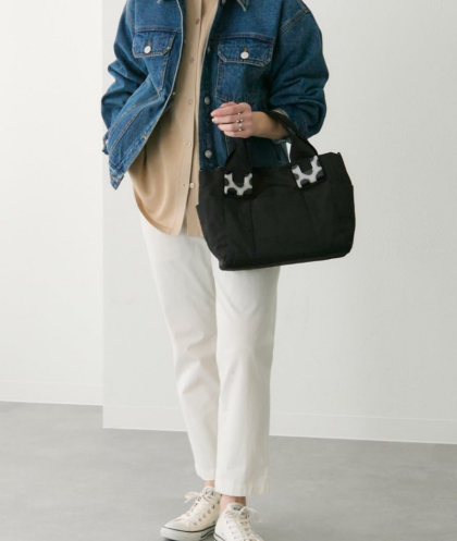 大人気！樹脂パーツトートバッグ