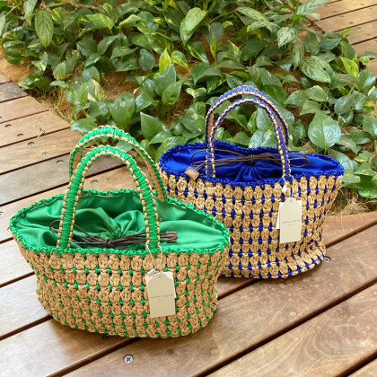 夏らしい手編みトートバッグが登場！