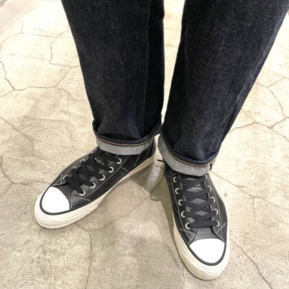 【SPINGLE】カンガルーレザーのサイドゴアハイカット