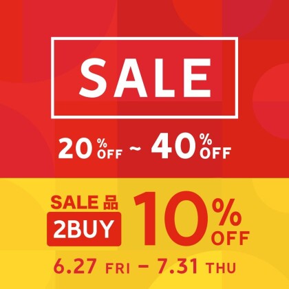 "SALE"始まります。
