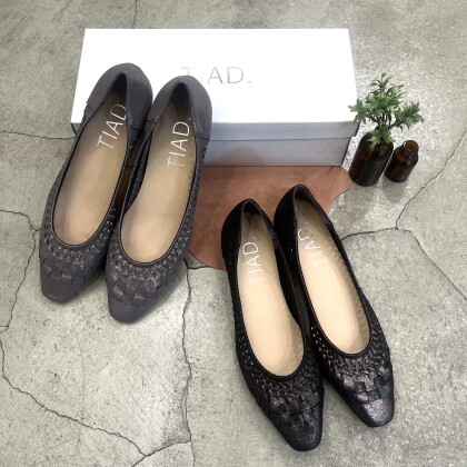 シルエットが綺麗なメッシュパンプス