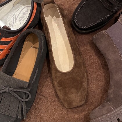 特集≪≪大注目のブラウンスエード！