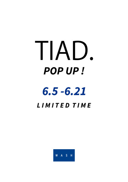 【TIAD.】POPUP開催中です！！