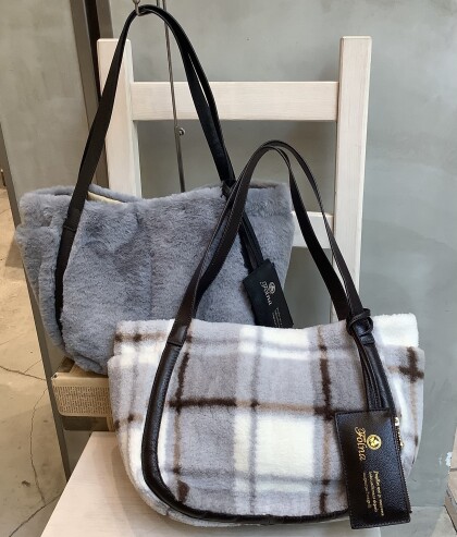 【Folna】エアリーファーのふわふわBAG☆★