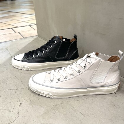 【SPINGLE】カンガルーレザーのサイドゴアハイカット