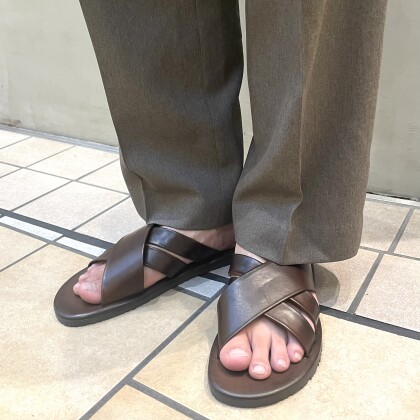 【ZERBINO】洗練された大人の為のレザーサンダル