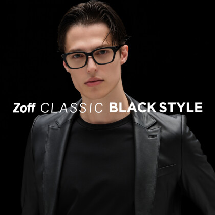 目元に色気を添える、大人の男性のためのコレクション 秋の新作「Zoff CLASSIC BLACK STYLE」