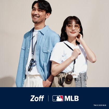 国内初のコラボレーションアイウェア「Zoff｜MLB」