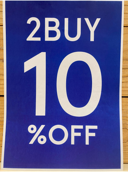2buy10%off！イベント開催中♪残り二日！