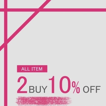 2BUY10％オフ！！