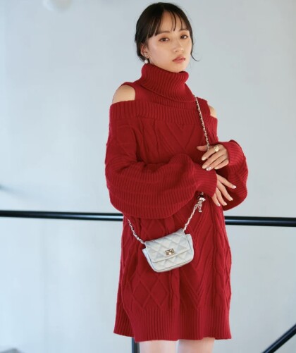 クリスマスに着たい♡ニットワンピ【ViVi1月号掲載】