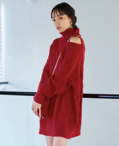 クリスマスに着たい♡ニットワンピ【ViVi1月号掲載】