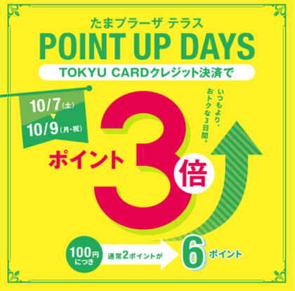 【告知】POINT UP  DAYS