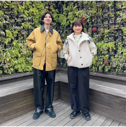 冬のカップルコーデ