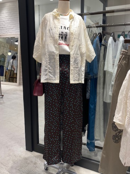 【新商品】ラフペイントドットPT　タックパンツ