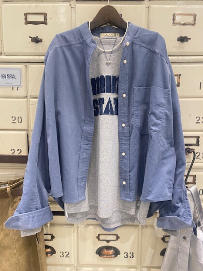【新商品】スター箔ロゴプリント　ロンTEE