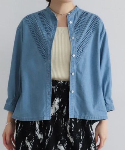 ［NEW］ねじりピンタックシャツのご紹介