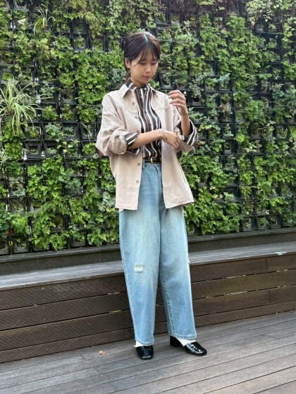 【NEW】ダメージデニム　ワイドテーパード