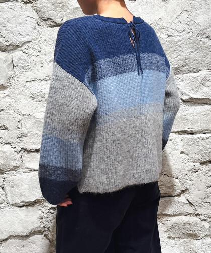 Porter des boutons 別注モヘア2wayニット