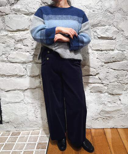 Porter des boutons 別注モヘア2wayニット