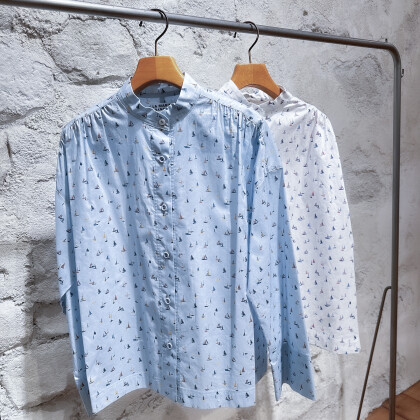 LIBERTYプリント別注スタンドシャツ♪