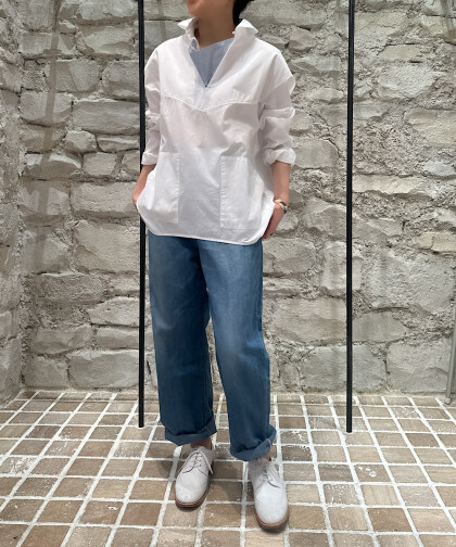 初夏のお出かけにも♪生地感にもこだわったマリンシャツ