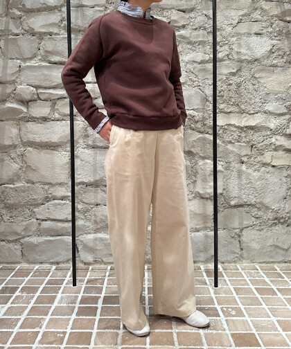 リムホーム freedom sleeve sweat 裏起毛