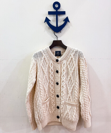 aran woollen mills カーディガン