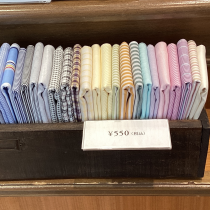 鎌倉シャツのハンカチ