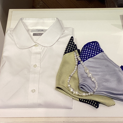 シャツのおともに【シルクスカーフ】